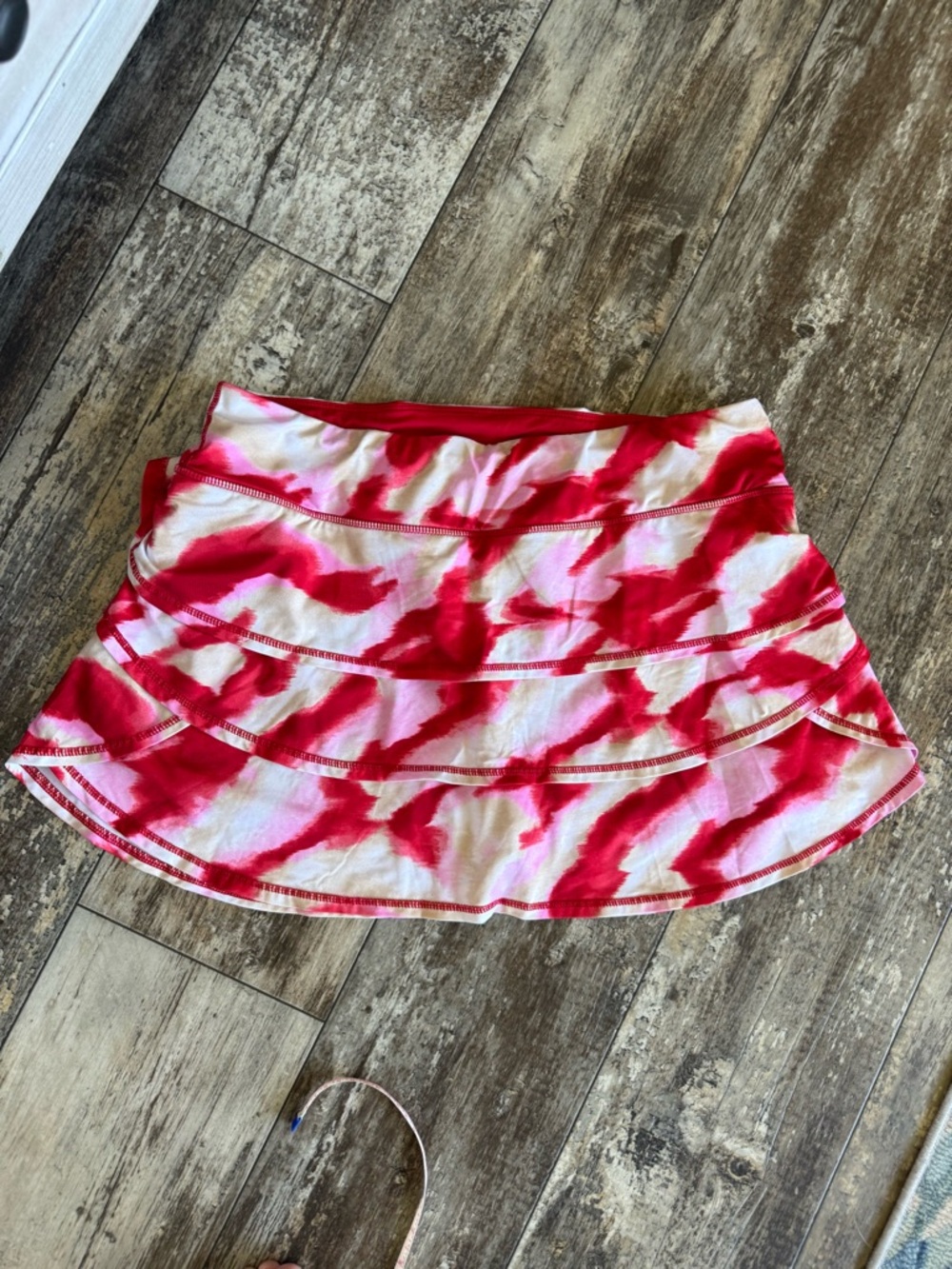 2 for $20 sale: 12 Thompson layered pink red white tennis skirt/ skort - XL